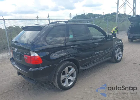 2005 BMW X5 4.4I из США, поврежденный, VIN 5UXFB53515LV14890